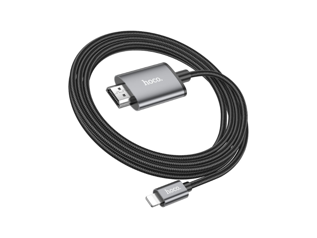 كابل Hoco UA27 HD على الشاشة من iPhone إلى HDTV (من Lightning إلى HDMI) كابل Hoco UA27 HD على الشاشة من iPhone إلى HDTV (من Lightning إلى HDMI)
